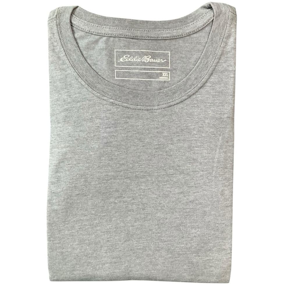 Eddie Bauer Men's T-Shirts Set Dark Blue Light Gray 2 Pack NWT - Picture 3 of 5